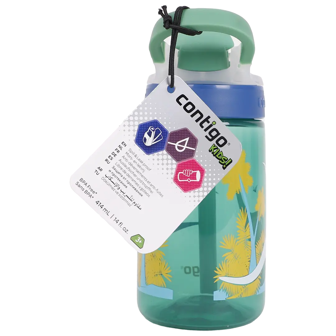 Contigo Kids Water Bottle Autoseal 414 ml Green - view 2