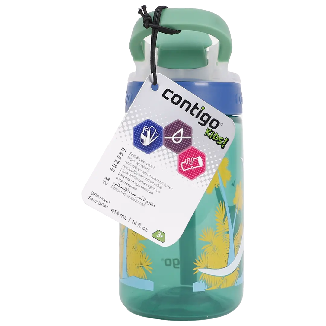 Contigo Kids Water Bottle Autoseal 414 ml Green - view 3