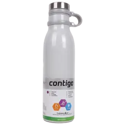 Contigo Stainless Steel Autoseal Water Bottle 590 ml Pearl