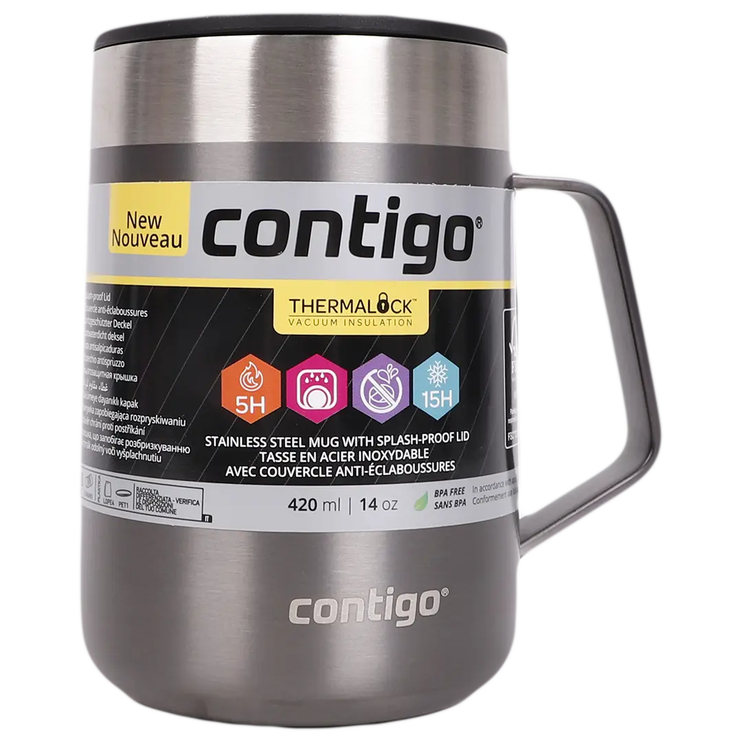 Contigo Stainless Steel Cup 420 ml Gray - view 2