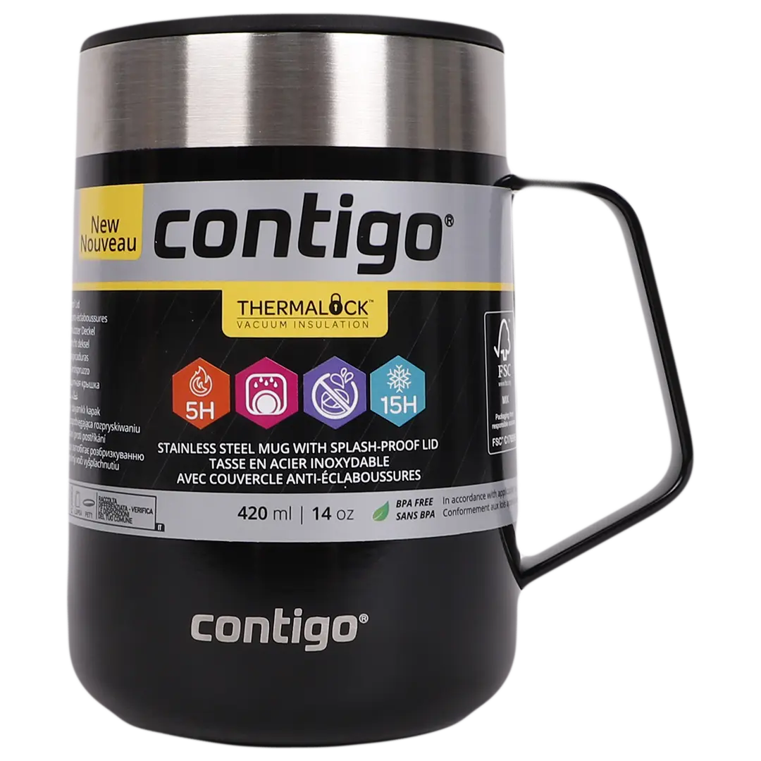 Contigo Stainless Steel Cup 420 ml Black - view 1