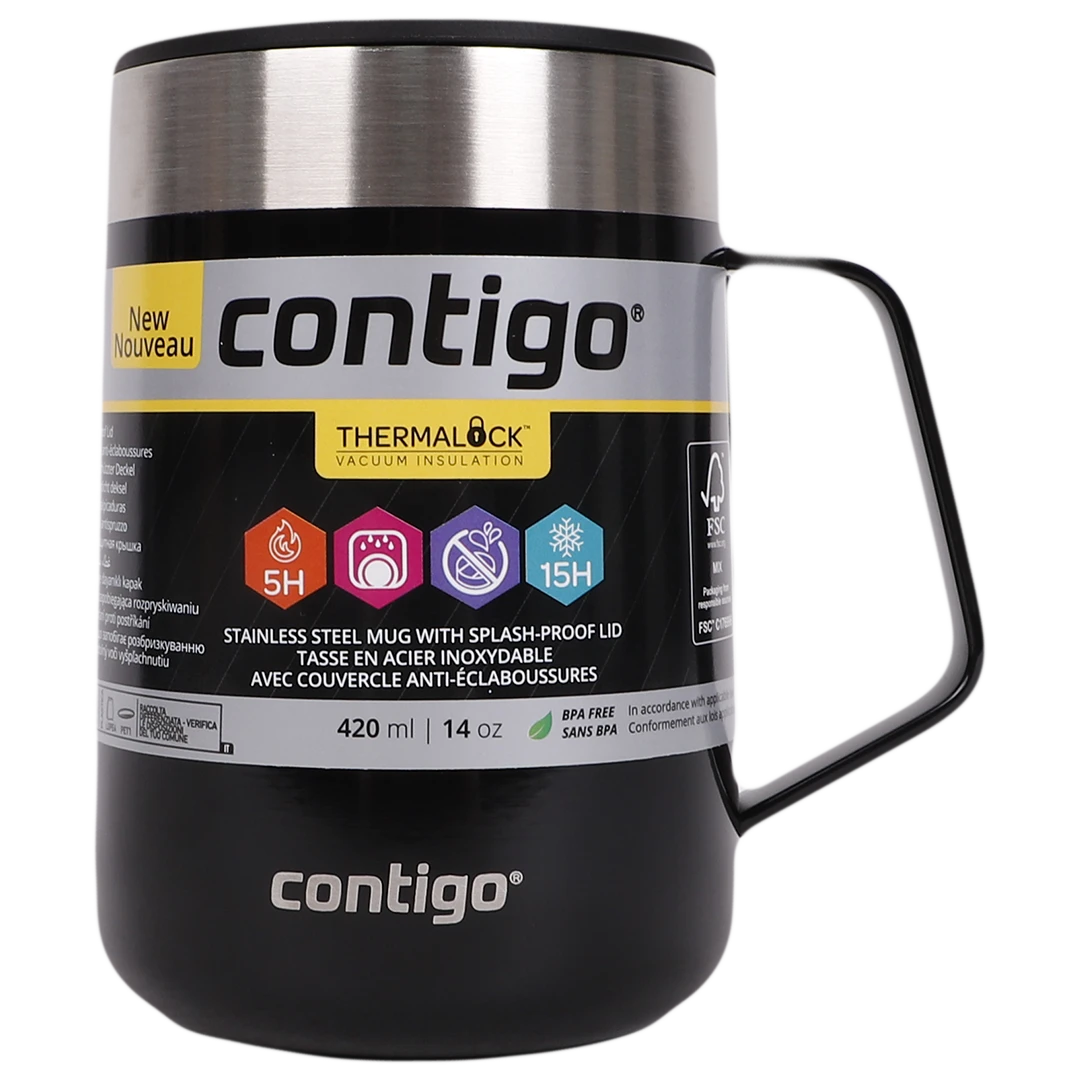 Contigo Stainless Steel Cup 420 ml Black