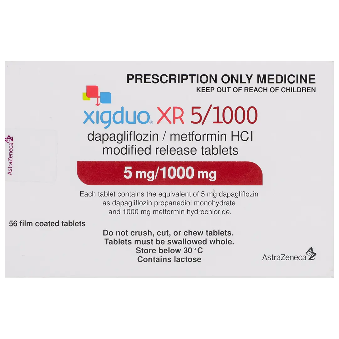 Xigduo Xr 5/1000 Mg 56 Tablets - view 3