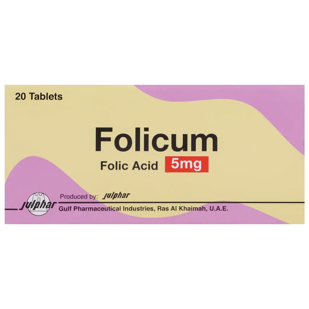 Folicum 5 mg 20 Tablets - view 3