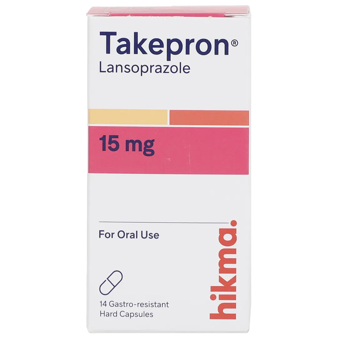 Takepron 15mg 14 Capsules - view 3