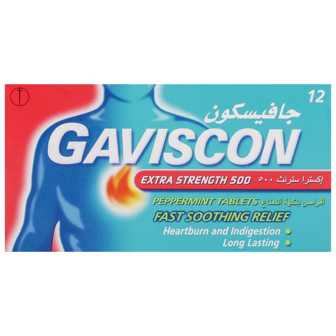 Gaviscon Extra Strength Peppermint 12 Tablet - view 2