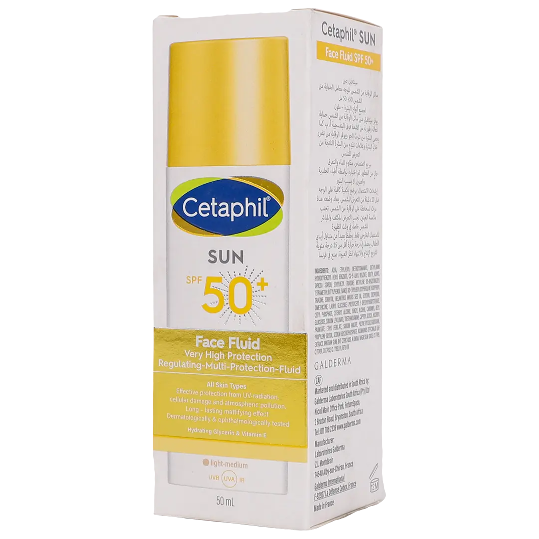 Cetaphil Tinted Sun SPF 50 High Protection Face Fluid Light Medium 50 ml - view 2