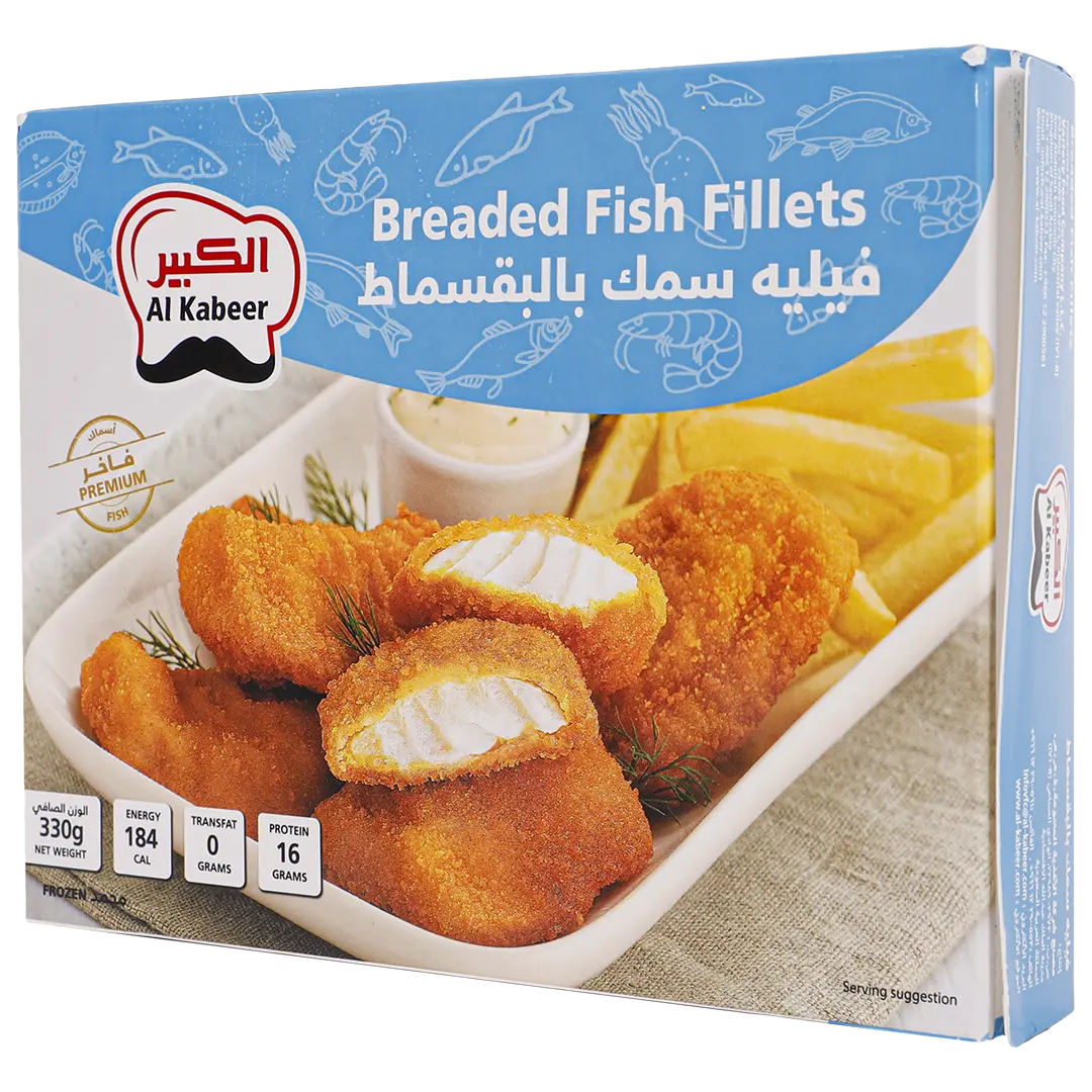 AL kabeer breaded fish fillets 330 gm - view 1