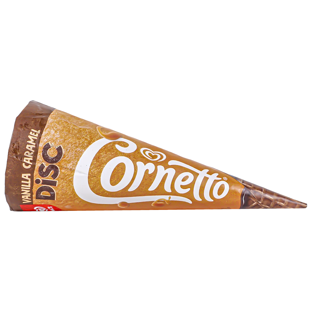 Cornetto Disc Vanilla Caramel Ice Cream 130ML