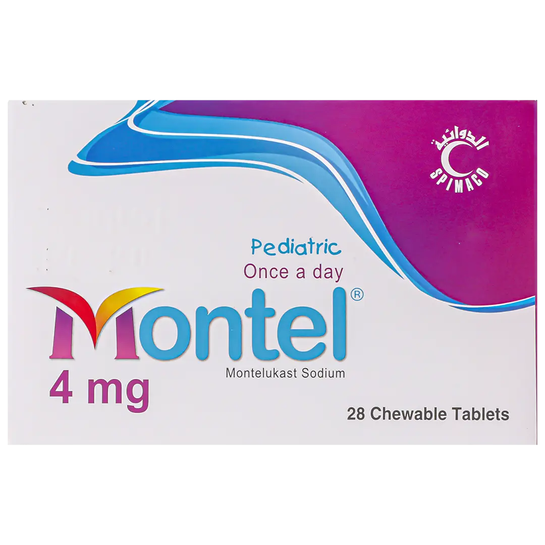 Montel Chewable 4mg 28 tablets - view 3