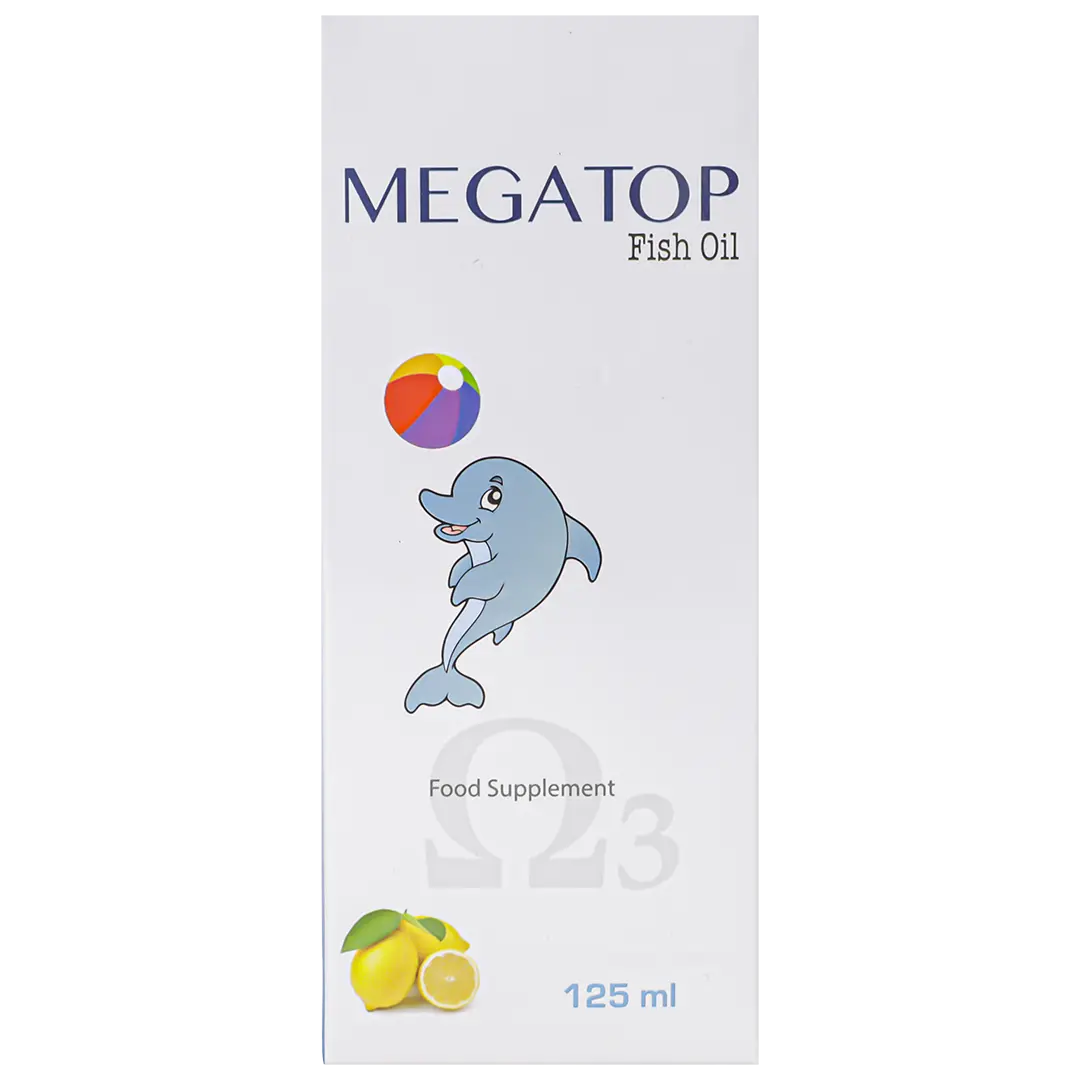 Megatop Omega 3 Fish Oil Lemon Flavour 125 ml - view 3