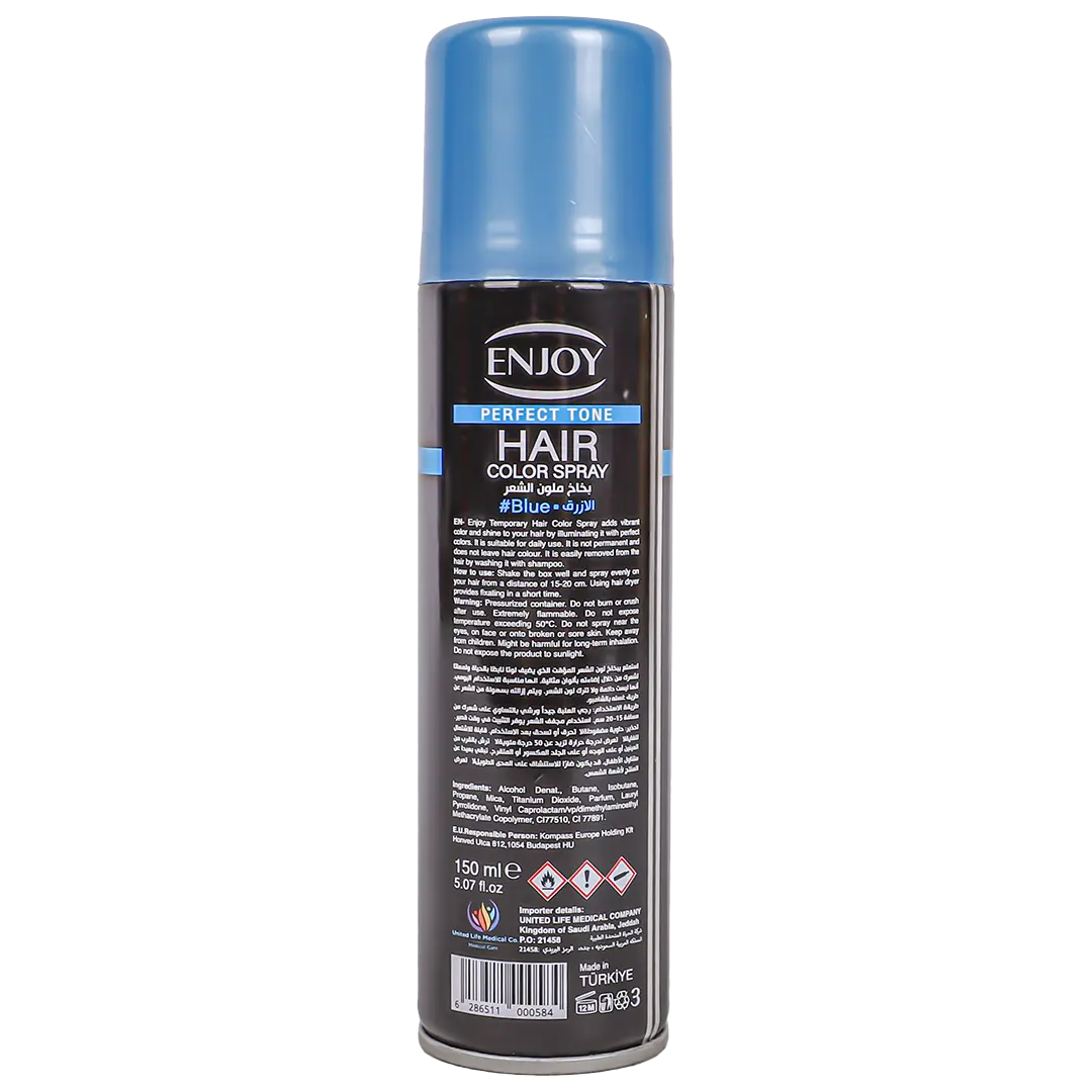 Enjoy Perfect Tone Hair Color Spray Blue 150 ml - view 2