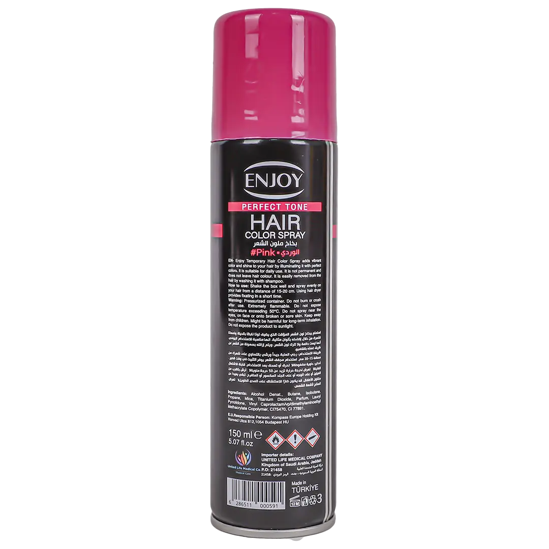 Enjoy Perfect Tone Hair Color Spray Pink 150 ml - view 2