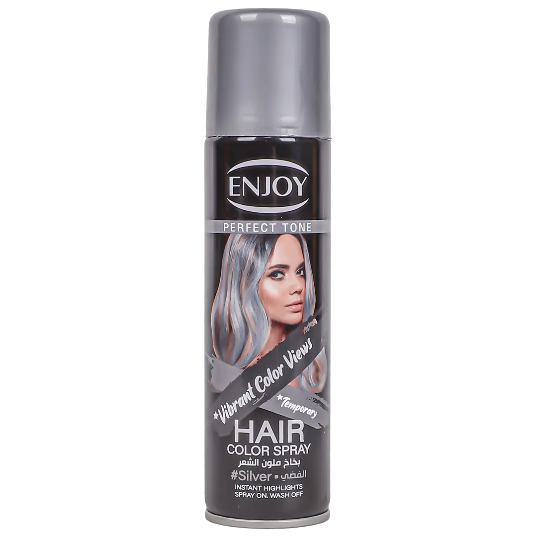 Enjoy Perfect Tone Hair Color Spray Silver 150 ml - view 1
