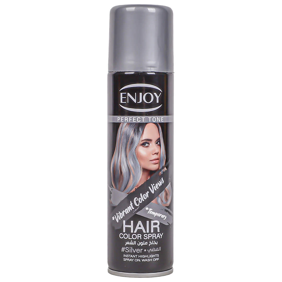 Enjoy Perfect Tone Hair Color Spray Silver 150 ml