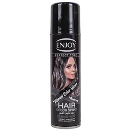 Enjoy Perfect Tone Hair Color Spray Black 150 ml