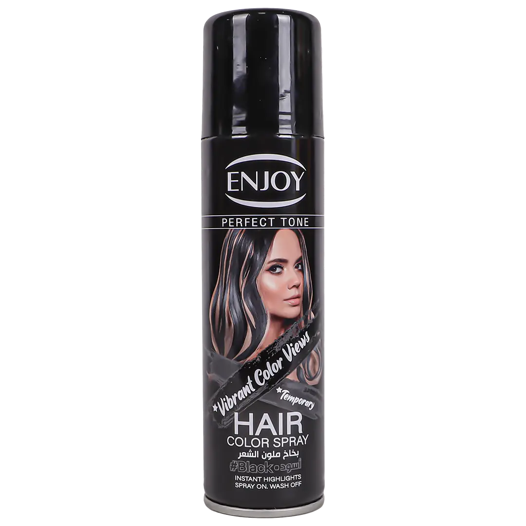 Enjoy Perfect Tone Hair Color Spray Black 150 ml - view 1