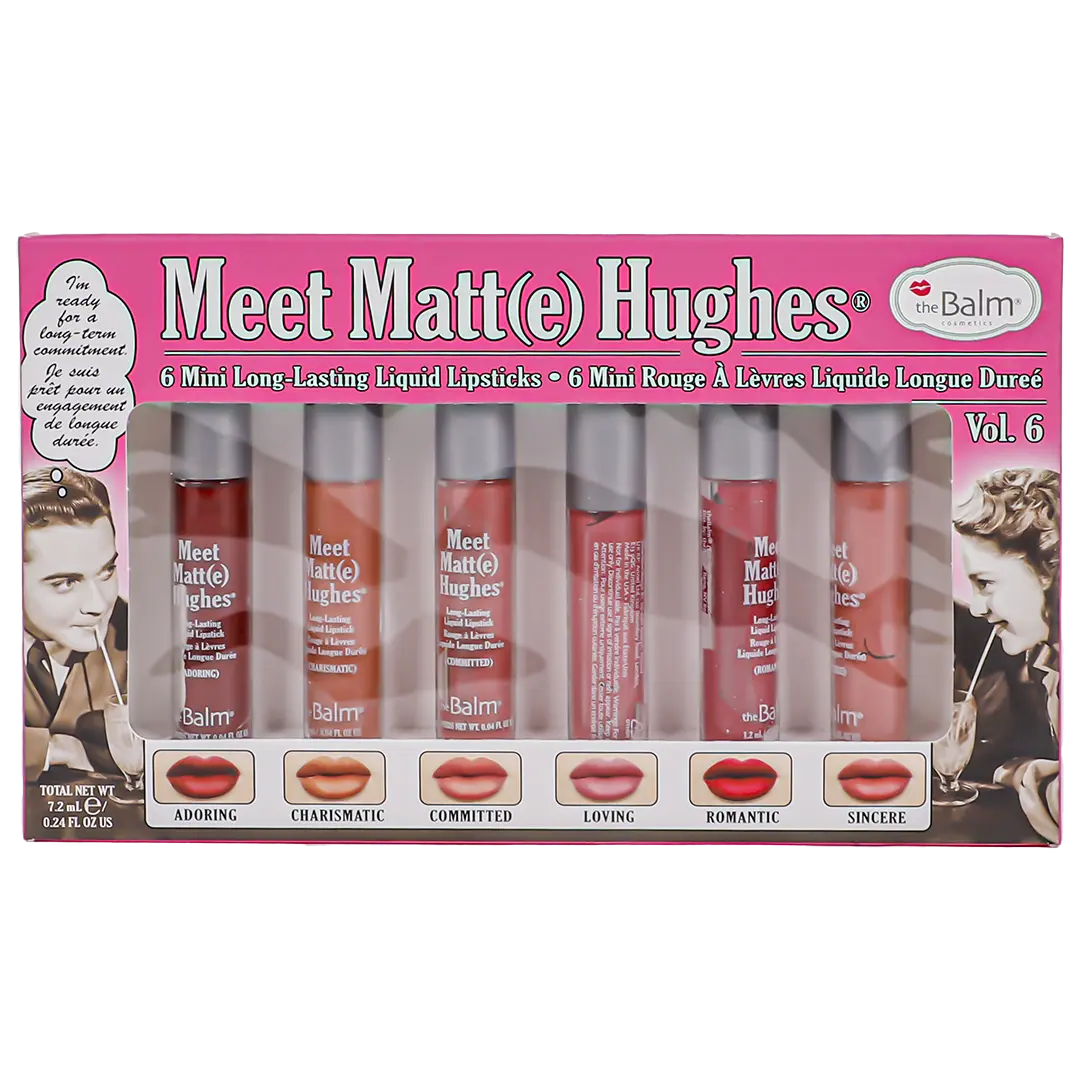 The Balm Meet Mattegm Hughes Set of 6 Mini Lipsticks Vol.6 - view 2