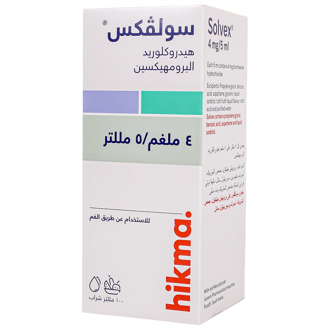 Solvex 4 Mg Syrup 100 ml