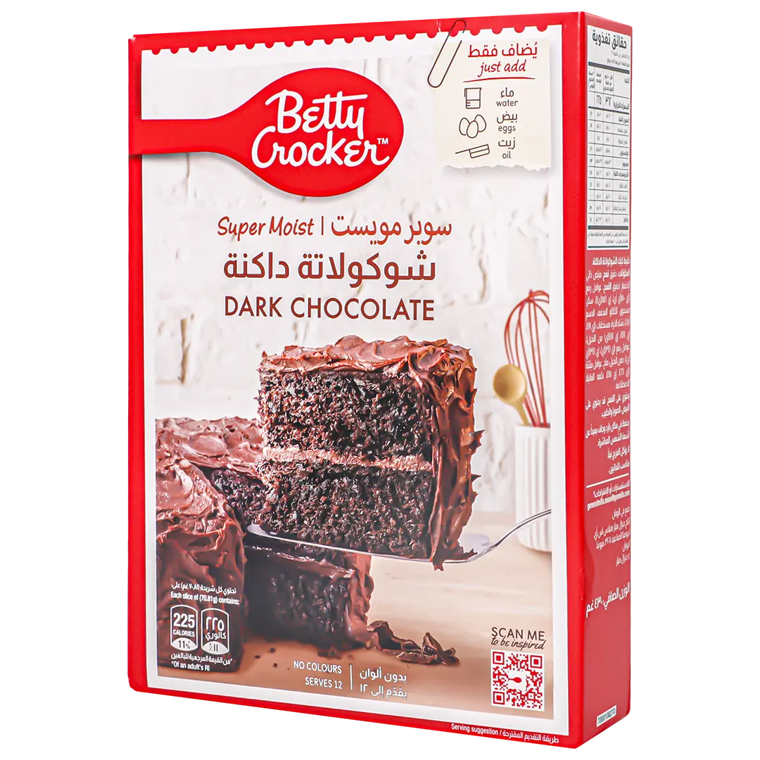 Betty Crocker Dark Chocolate Cake Mix 430 gm - view 1