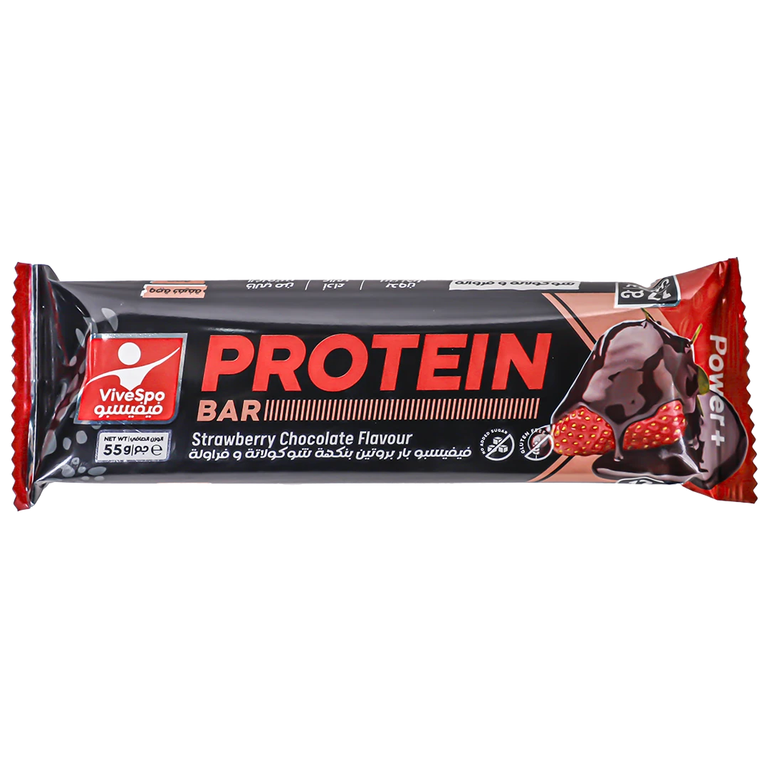 ViveSpo Protein Bar Strawberry Chocolate 55 gm