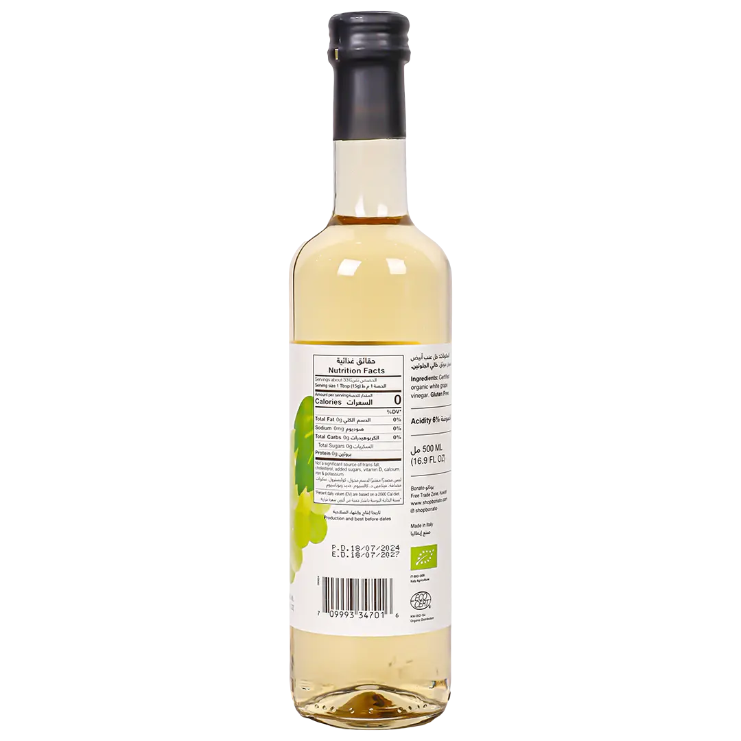 Bonato  Organic White Grape Vinegar 500 ml - view 2