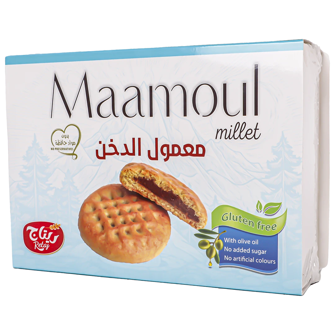 Retaj Alghala Maamoul Millet Gluten Free 380 gm