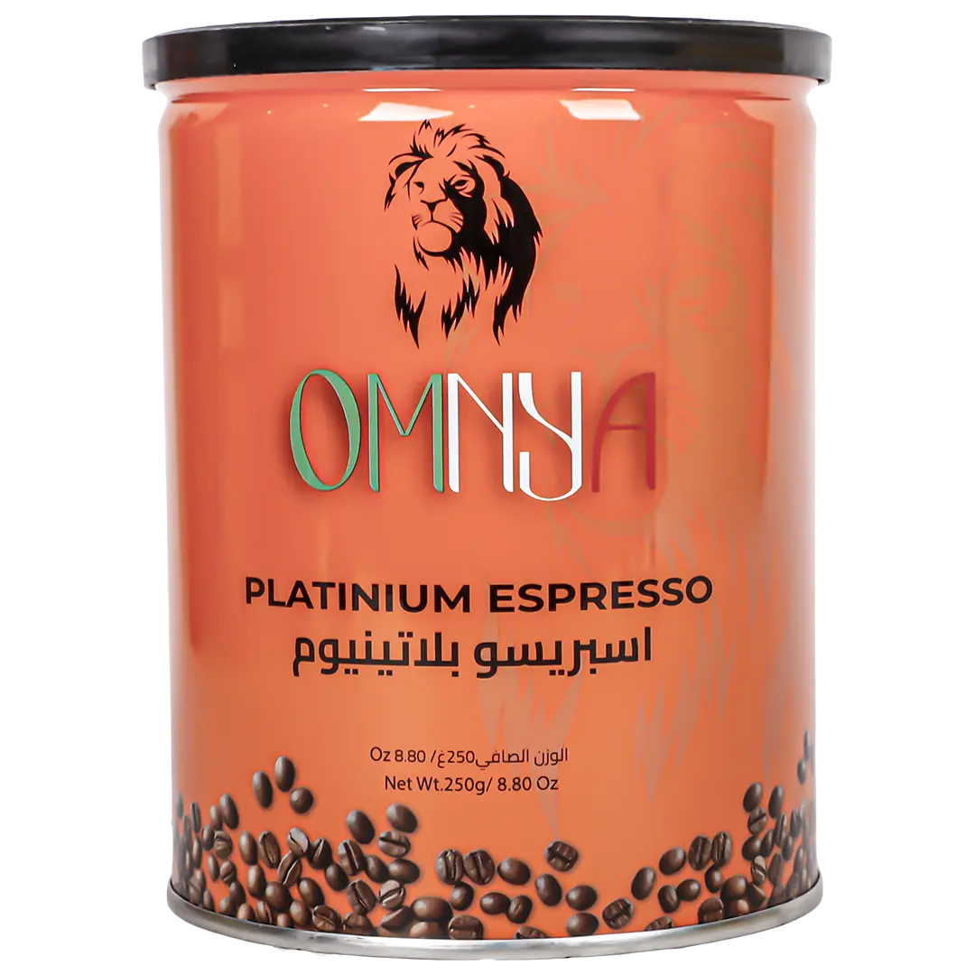 Omnya Platinum Coffee Beans Tins 250 gm - view 1