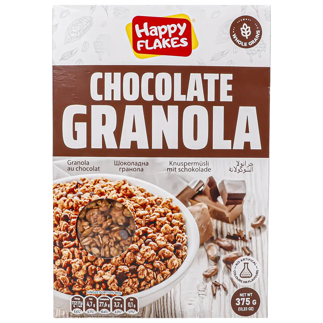 Happy Flakes Chocolate Granola 375 gm - view 2