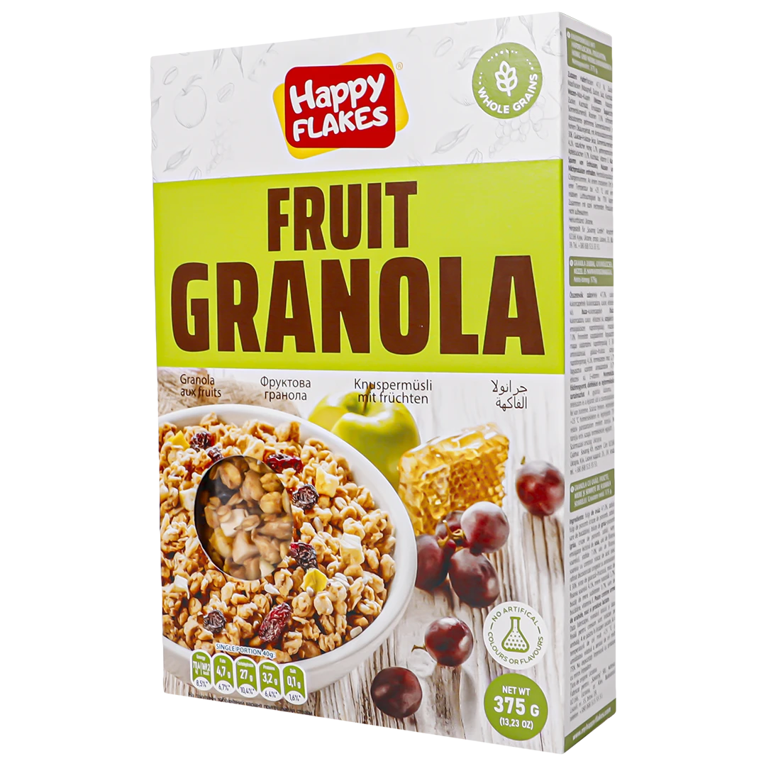 Happy Flakes Fruits Granola 375 gm