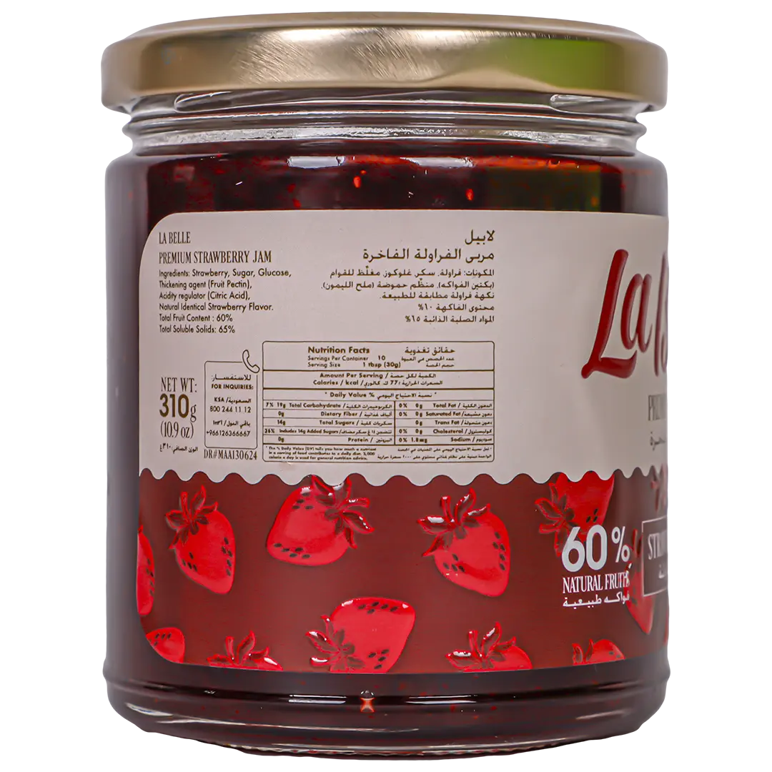 La Belle Strawberry Premium Jam 310 gm - view 3
