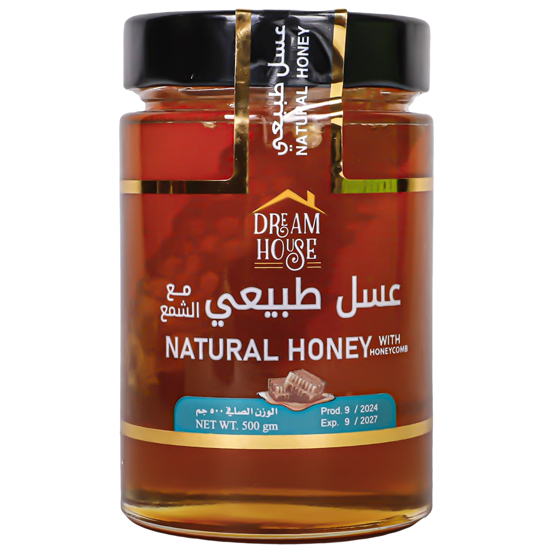 Dream House Natural Honey With Comb 500 gm