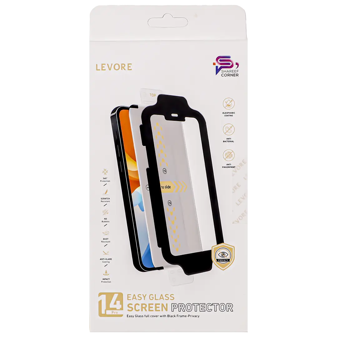 Levore Screen Protection Iphone For 14 Pro 6.1 Privacy With Applicator - view 2