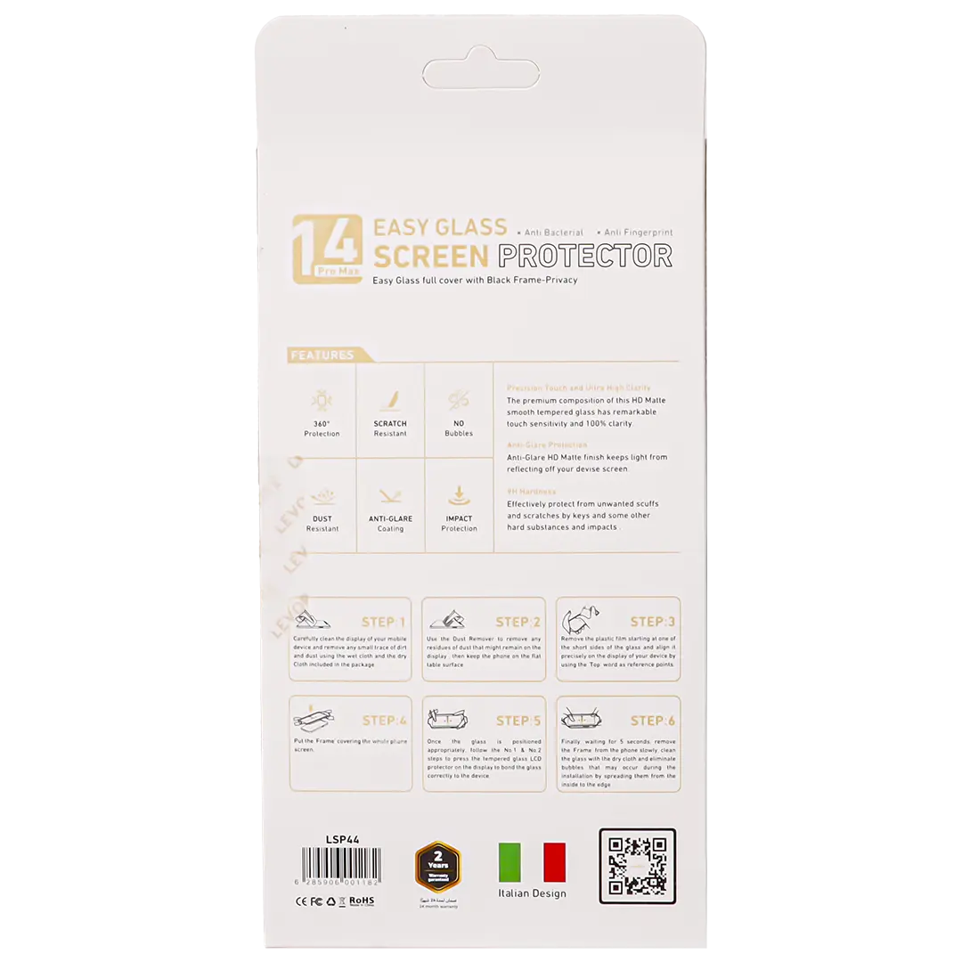 Levore Screen Protection Iphone 14  Pro Max 6.7 Privacy With Applicator - view 3