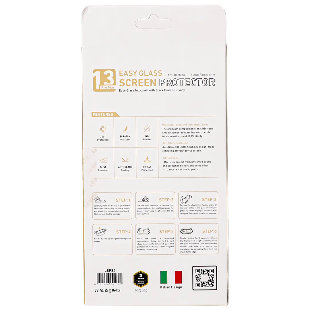 Levore Screen Protection Iphone 13 Pro Max 6.7 Privacy With Applicator - view 3