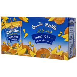 كابري سن عصير المانجو 100% من دون سكر مضاف 10 حبات 200 مل
