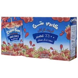 كابري سن عصير الفراولة 100% من دون سكر مضاف 10 حبات 200 مل