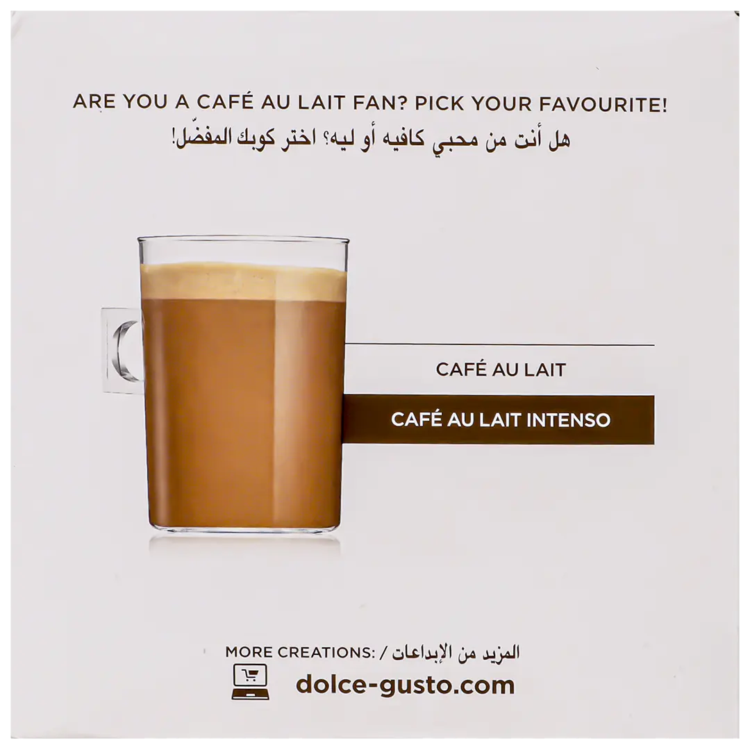Nescafe Dolce Gusto Capsules Cafe Au Lait Intenso 16 Capsules - view 3
