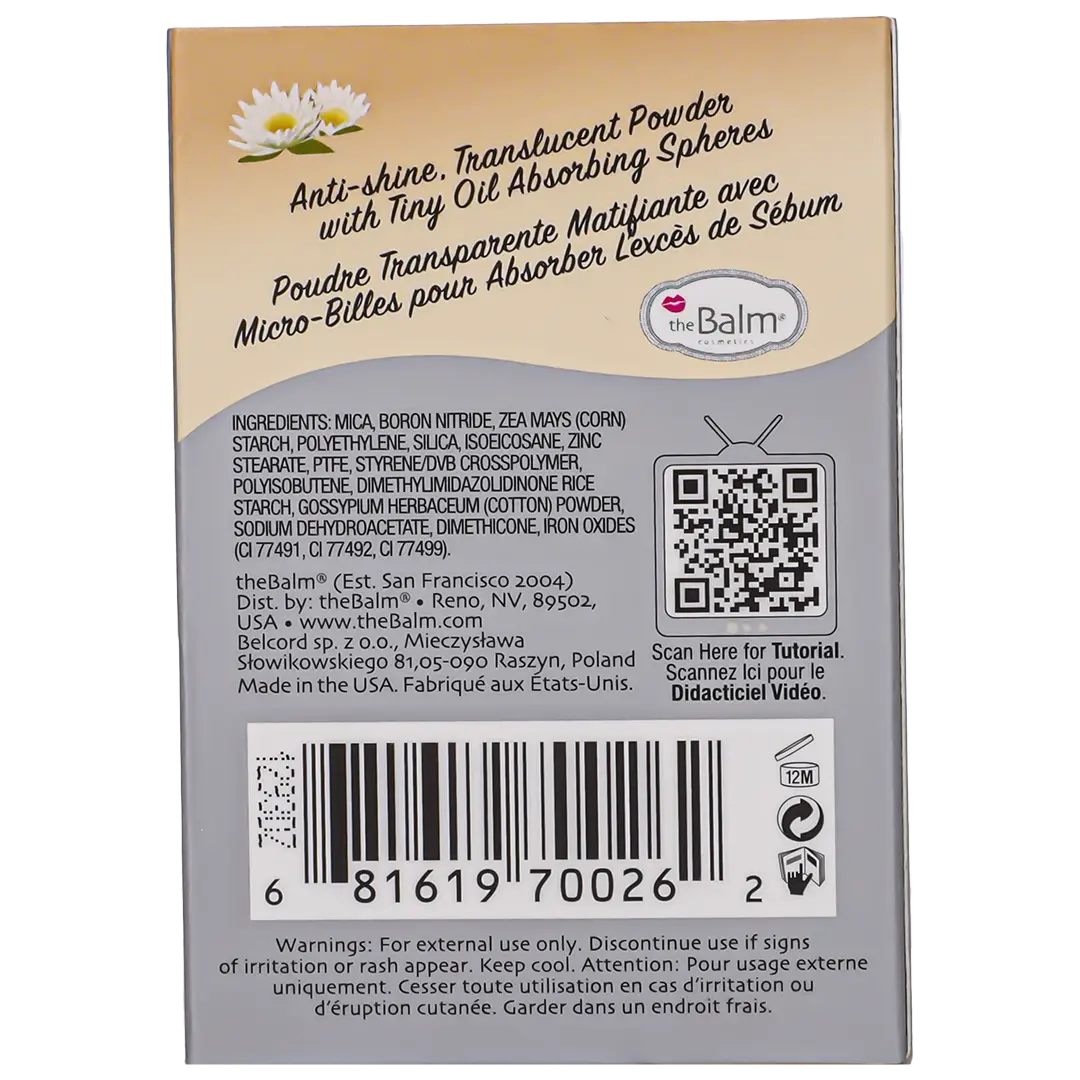 Thebalm Translucent Powder - view 4