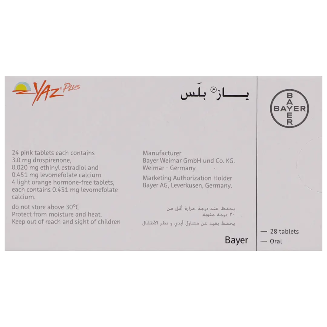 Yaz Plus 28 tablets - view 3