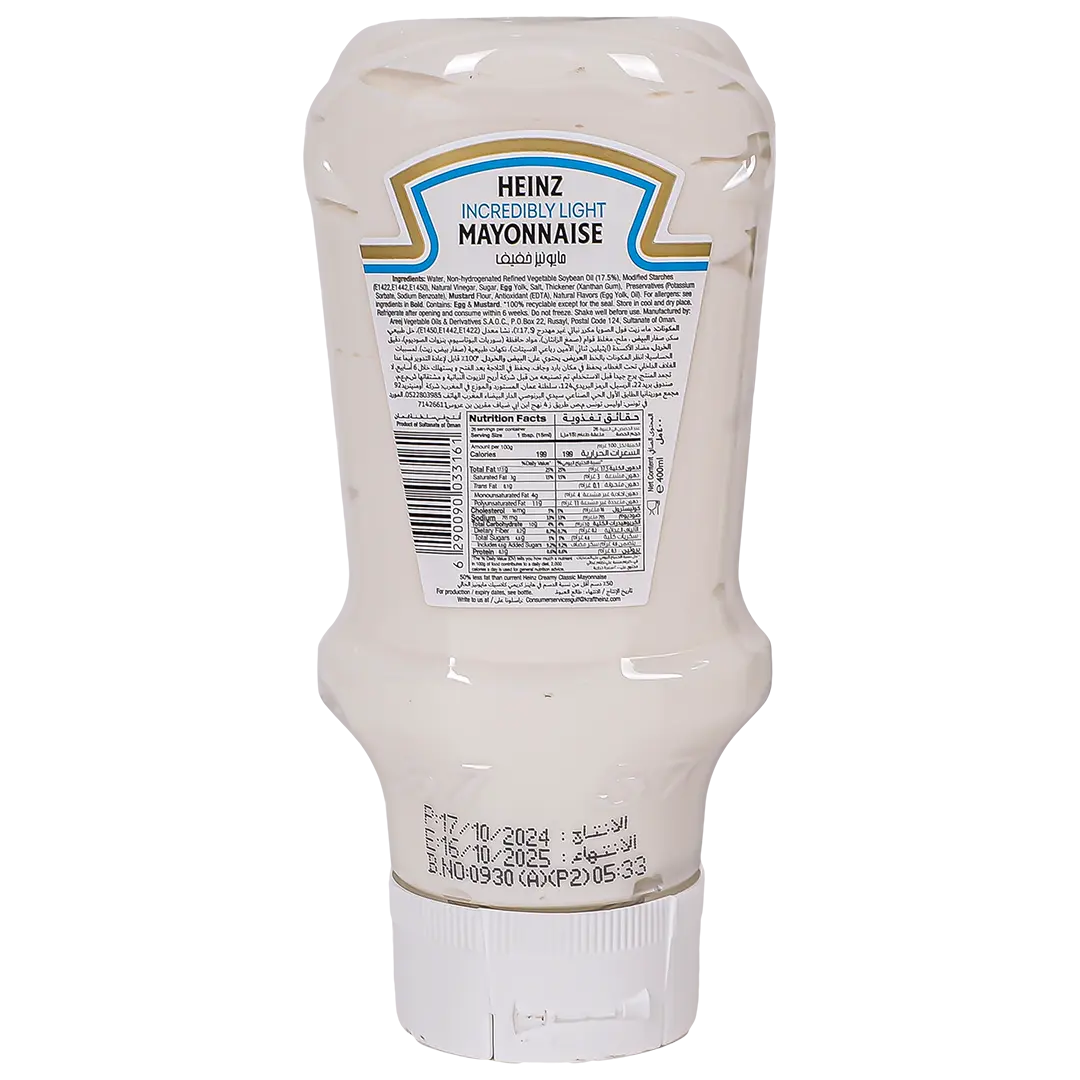 Heinz Mayonnaise Lite 400 ml - view 2