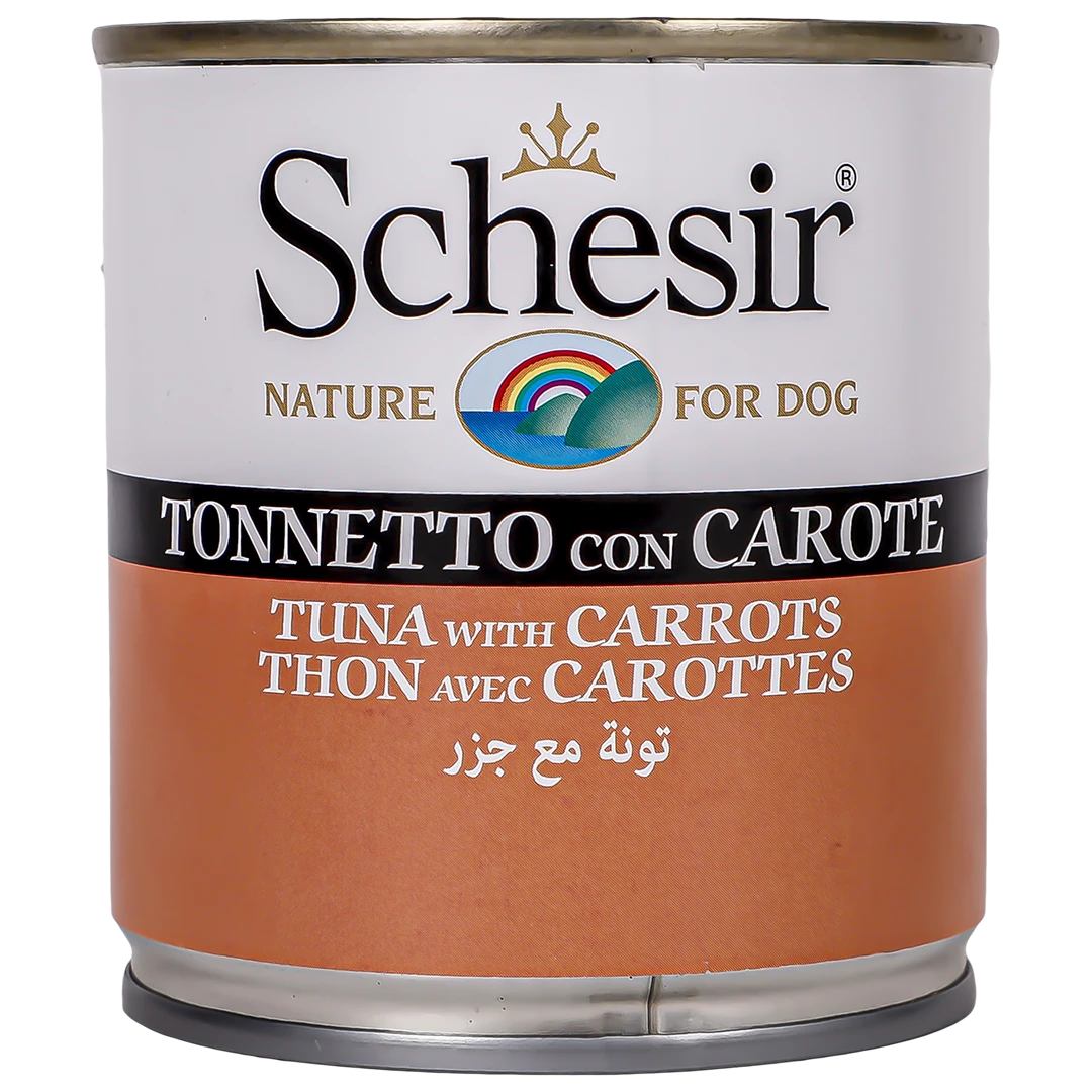 Schesir Wet Dog Food Tuna and Carrots 285 gm