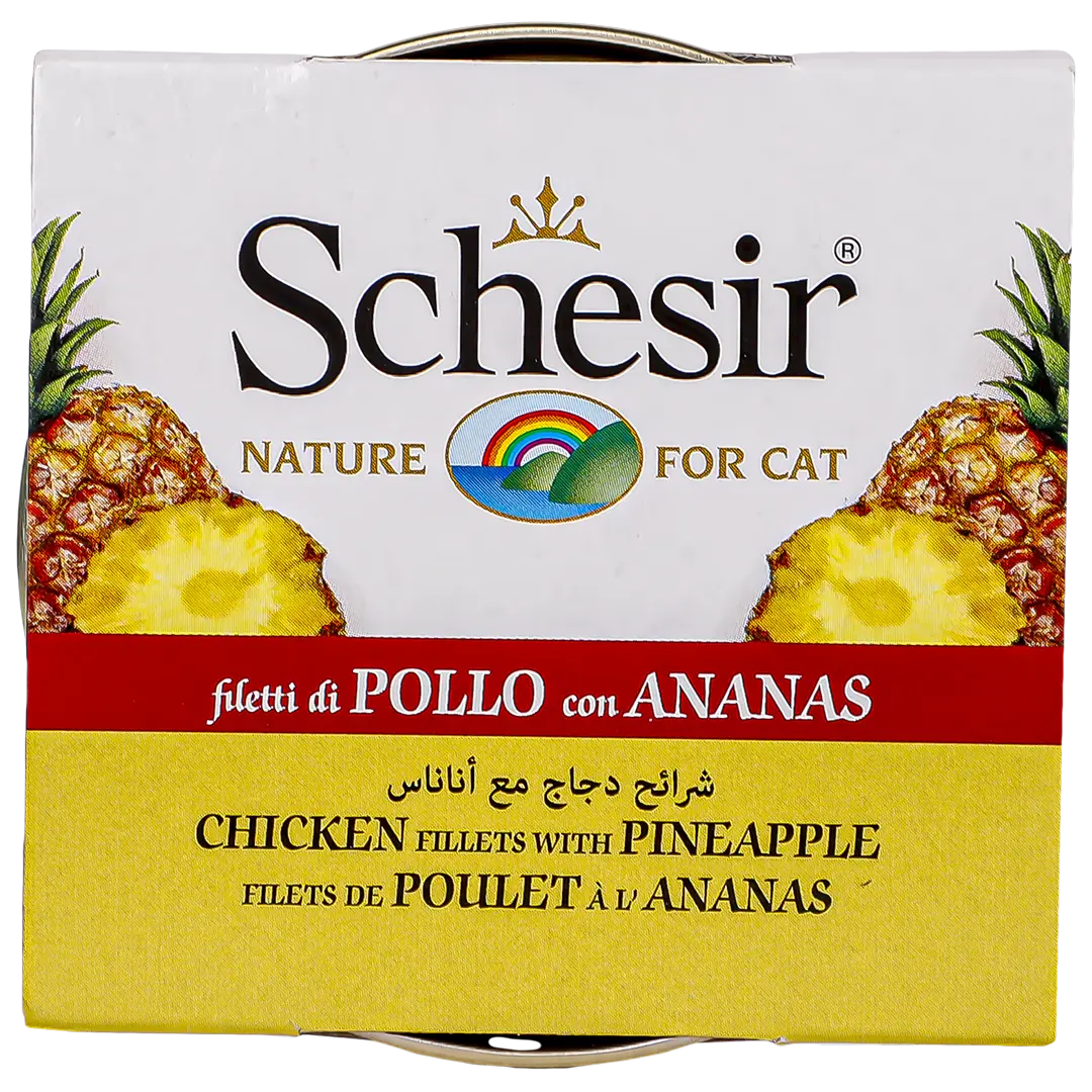 schesir wet cat food chicken with pineapple 75 gm - view 2