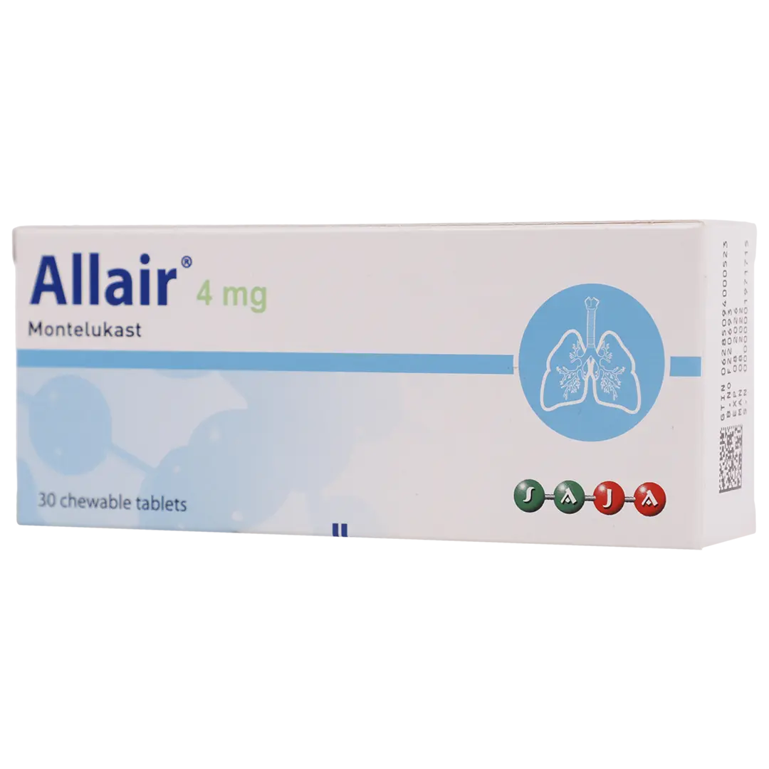 Allair 4 mg 30 Chewable Tablets - view 1