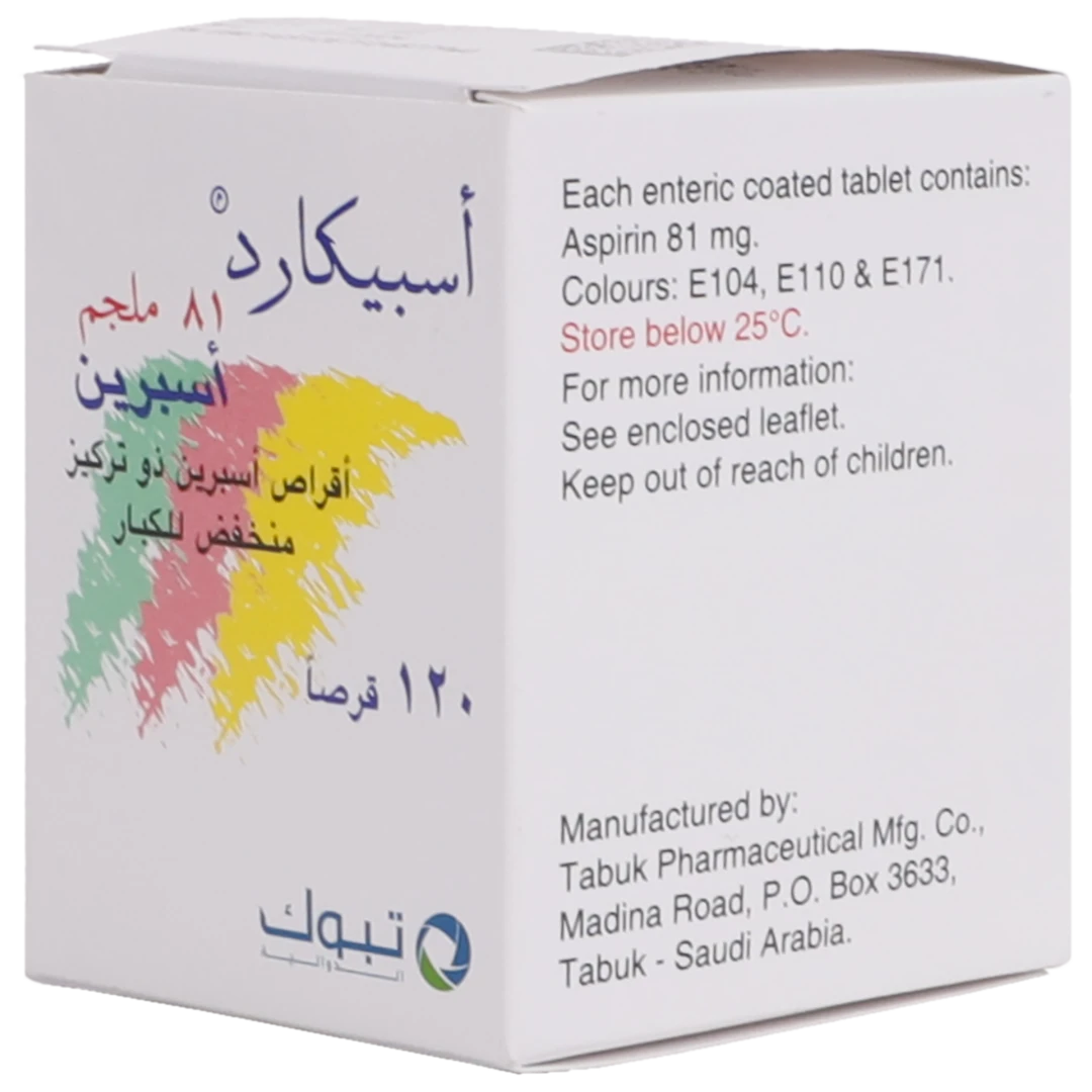 اسبيكارد 81 مجم 120 قرص