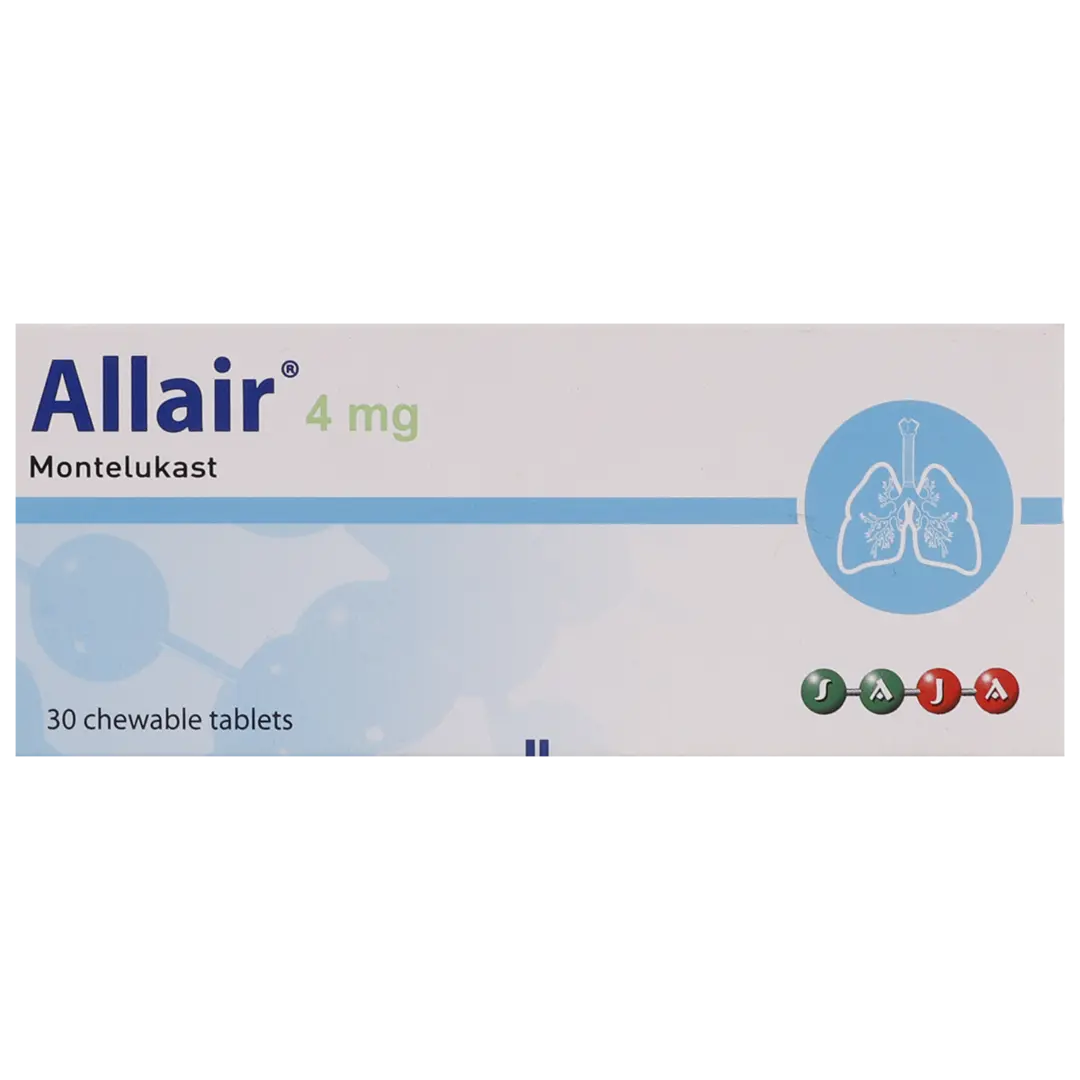 Allair 4 mg 30 Chewable Tablets - view 4
