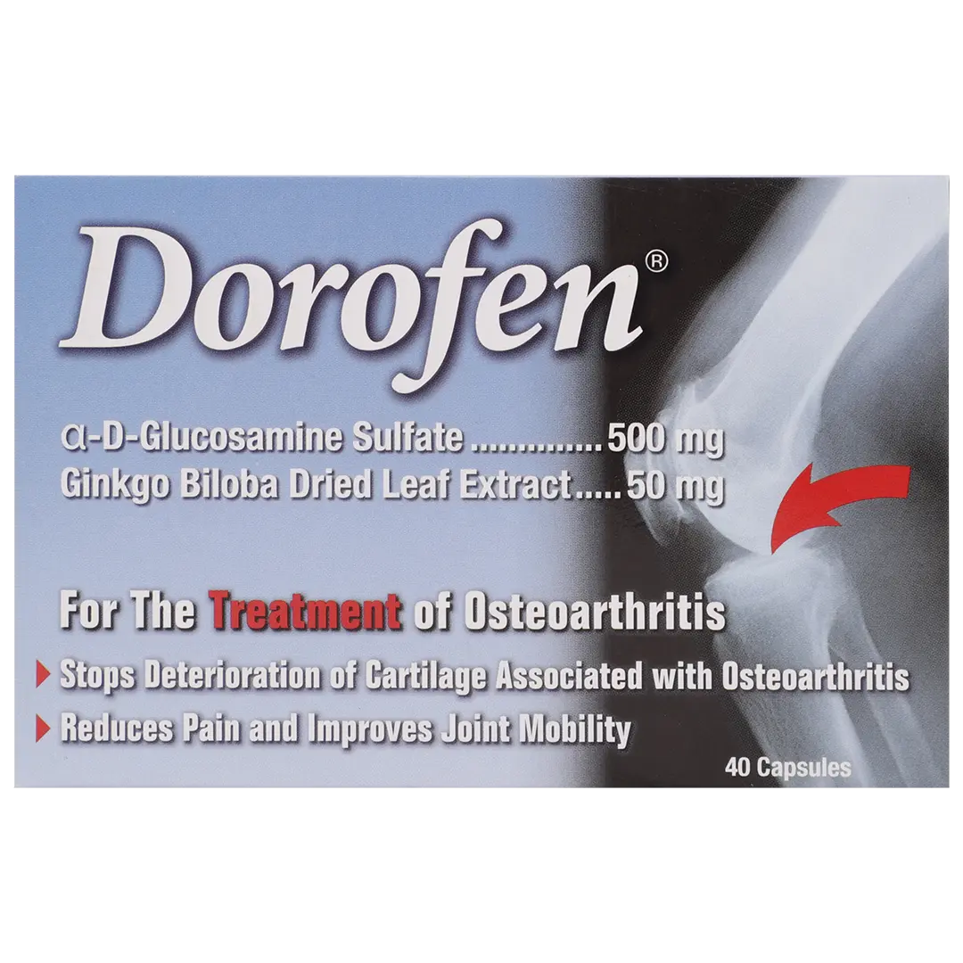 Dorofen 500/50 mg 40 Capsules - view 3