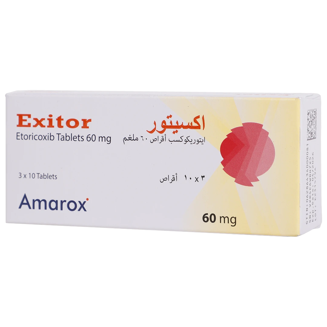 Exitor 60 mg 30 Tablets