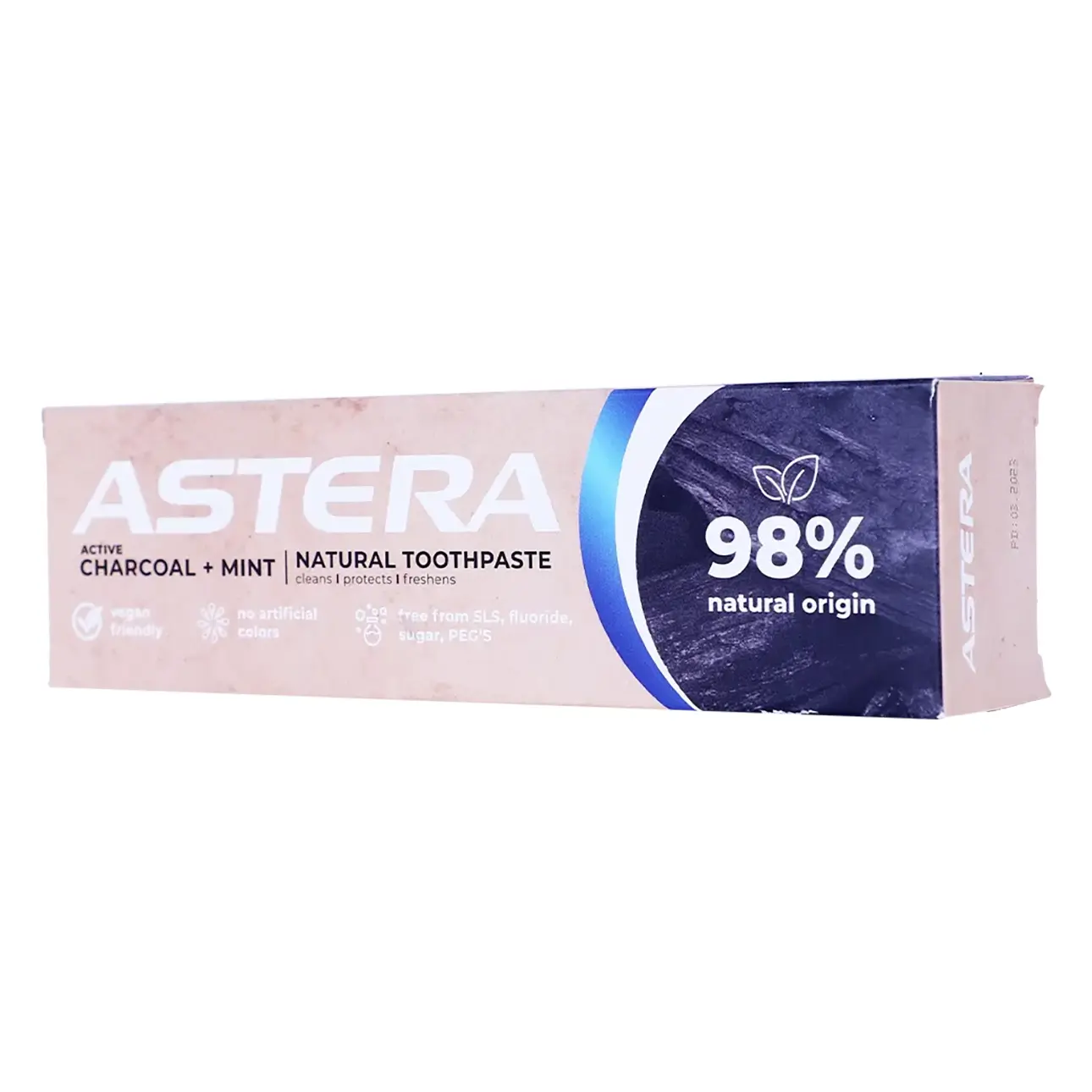 Astera Toothpaste Natural Charcoal and Mint 75 ml - view 1