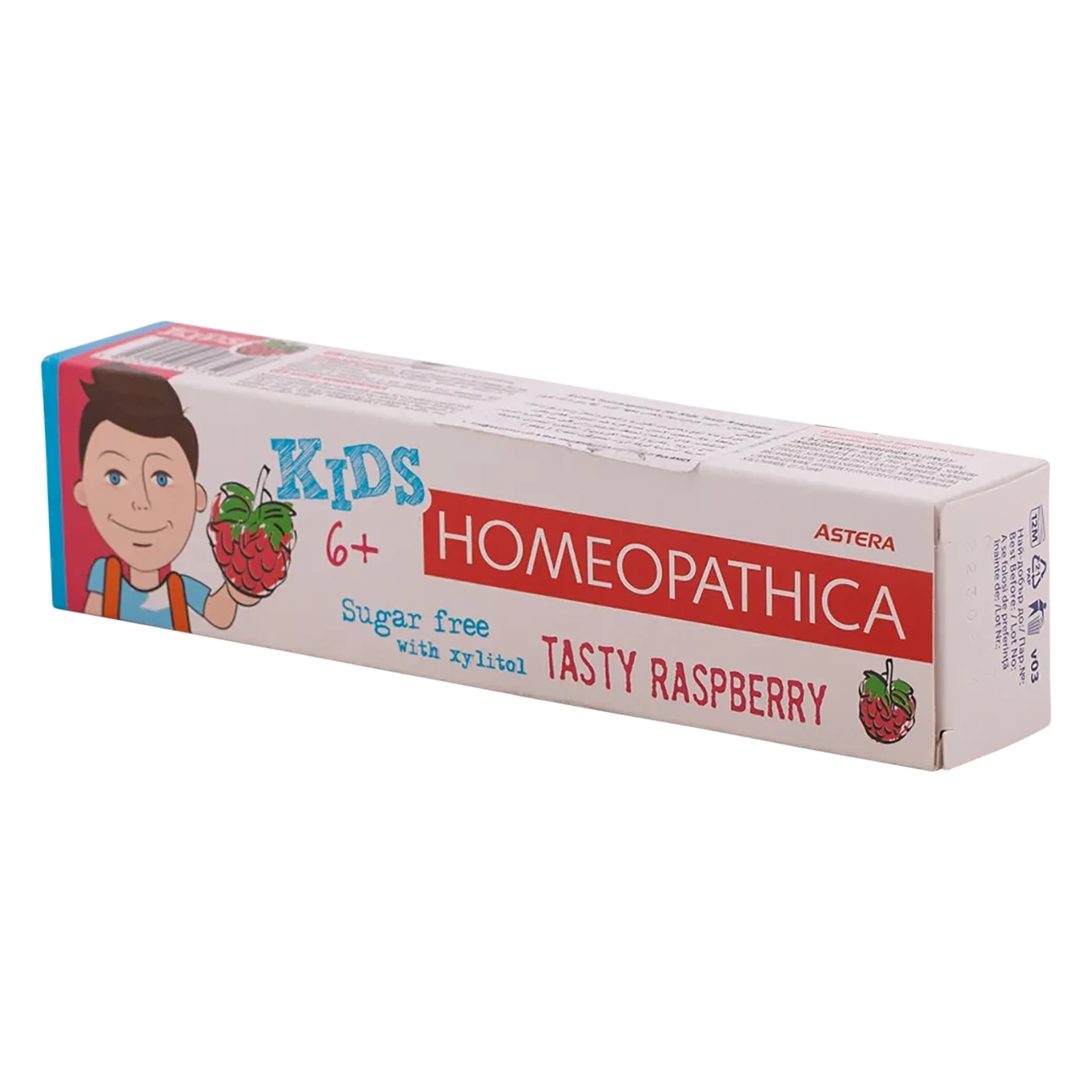 Astera Toothpaste Homeopathica For Kids Tasty Raspberry 75 ml